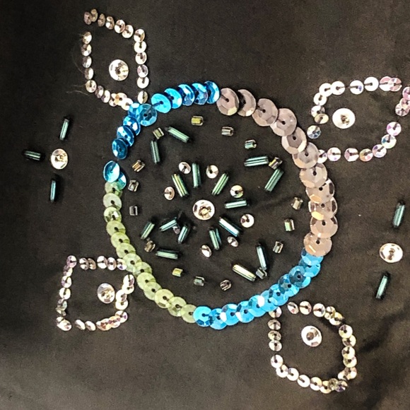 NWT Kate Hill Silk, Beaded Formal Skirt size 10 - Picture 3 of 6